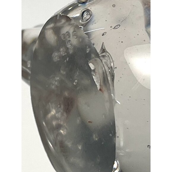 VTG Lot 7 Clear Glass Animal PAPERWEIGHTS Figurines 4" Fenton Great City Traders - Picture 10 of 10